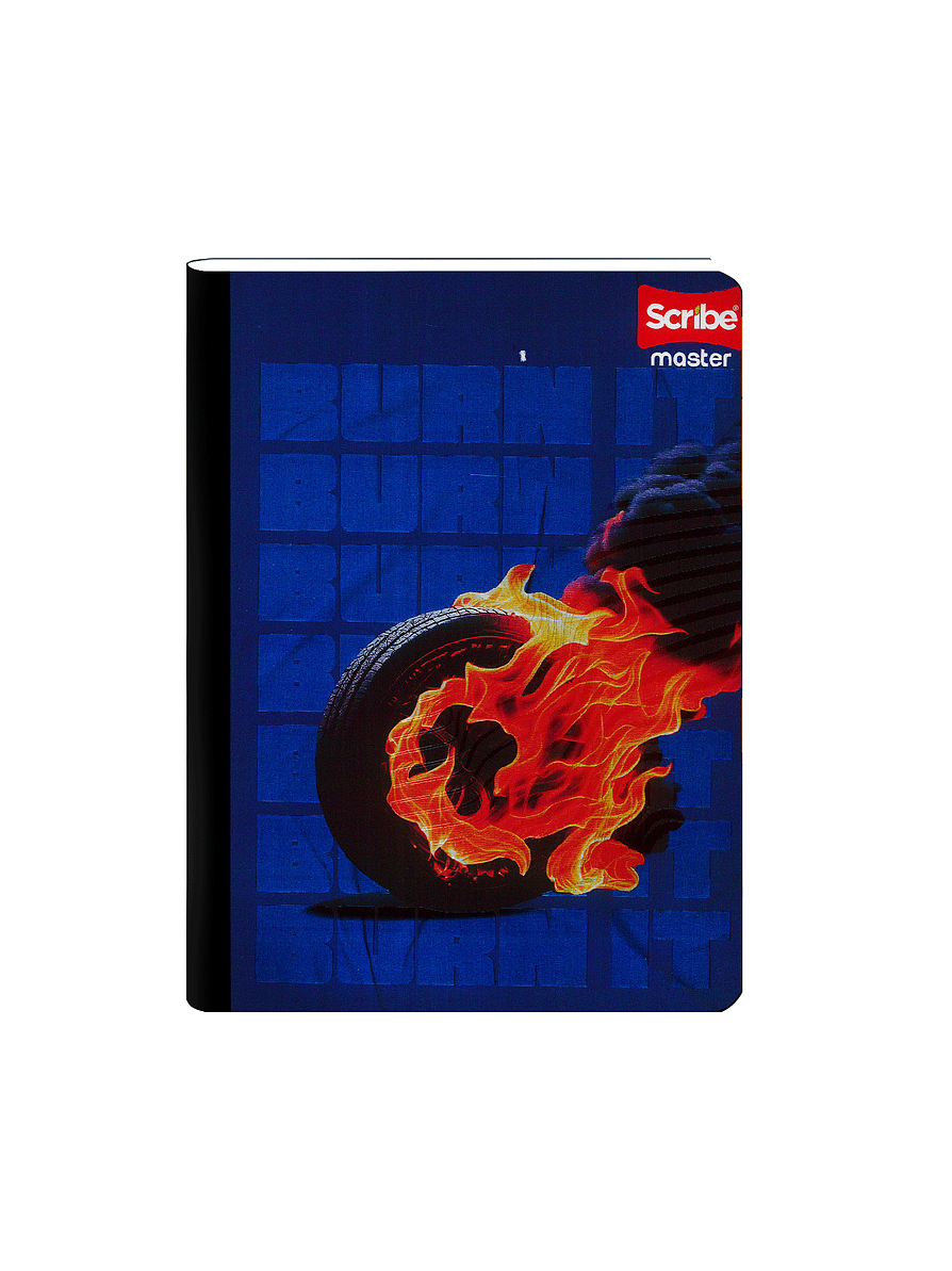 Cuaderno Cosido Scribe Masculino 100 Hojas Lineas 5