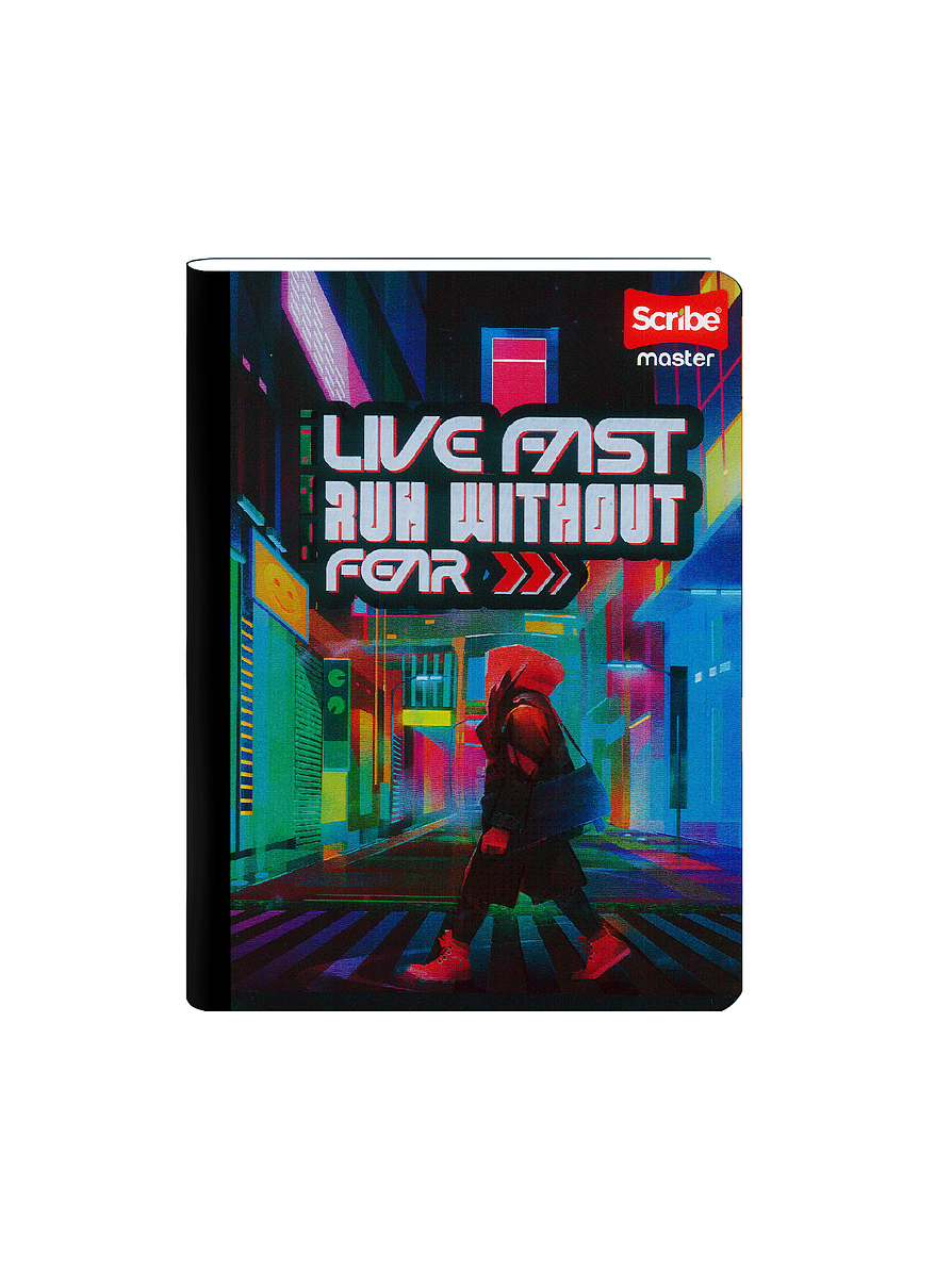 Cuaderno Cosido Scribe Masculino 100 Hojas Lineas 2