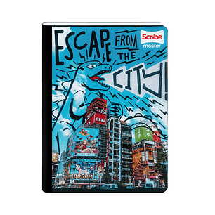 Cuaderno Cosido Scribe Masculino 100 Hojas Lineas