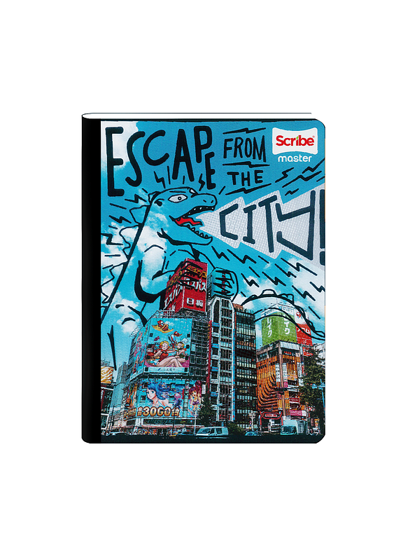 Cuaderno Cosido Scribe Masculino 100 Hojas Lineas 1