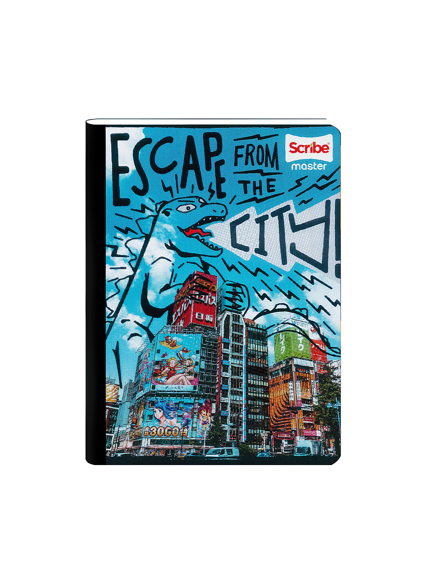 Cuaderno Cosido Scribe Masculino 100 Hojas Lineas 1