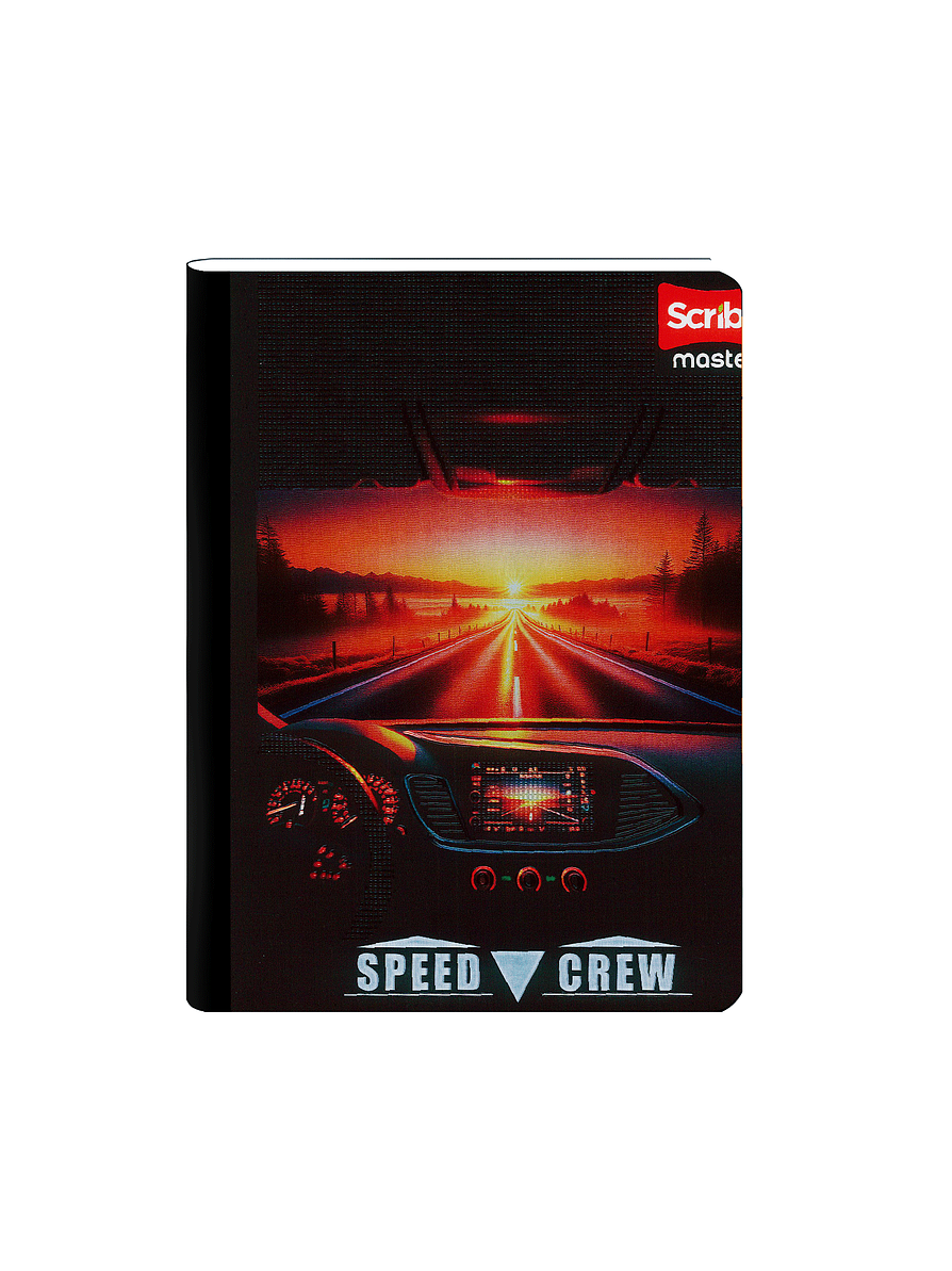 Cuaderno Cosido Scribe Masculino 100 Hojas Lineas 8