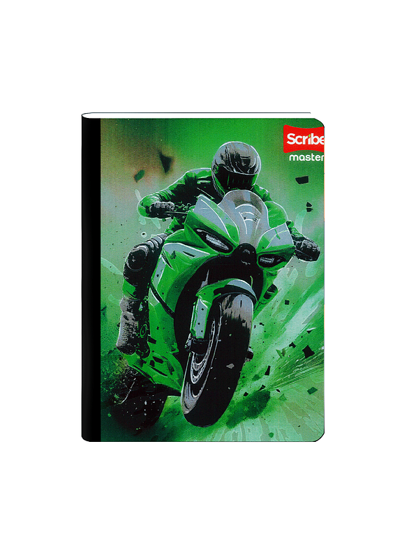 Cuaderno Cosido Scribe Masculino 50 Hojas Lineas  1