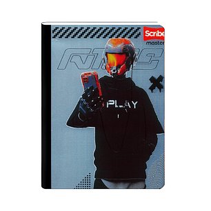 Cuaderno Cosido Scribe Masculino 50 Hojas Lineas 