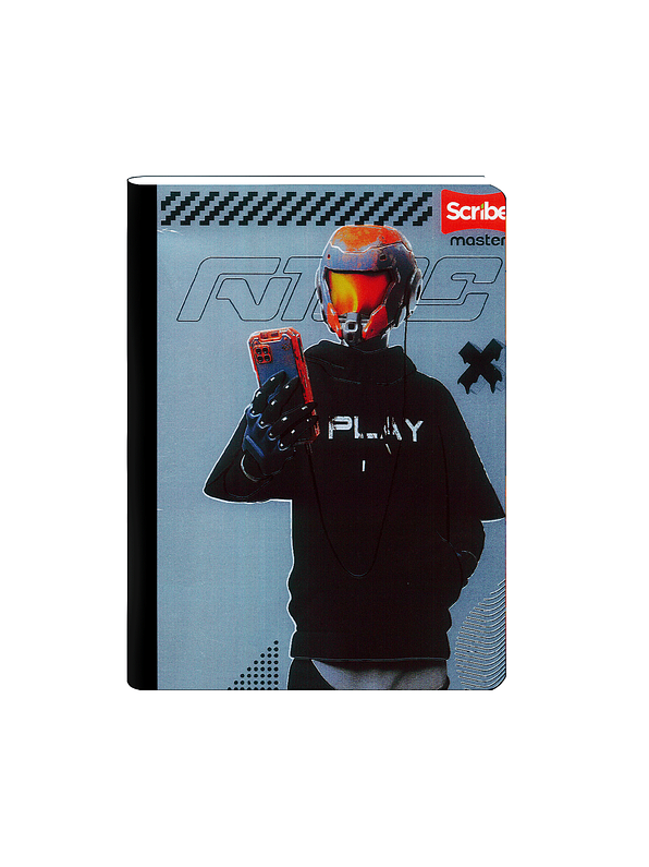 Cuaderno Cosido Scribe Masculino 50 Hojas Lineas  2