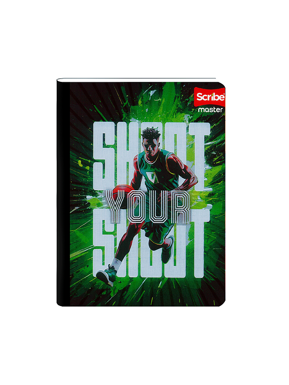 Cuaderno Cosido Scribe Masculino 50 Hojas Lineas  4