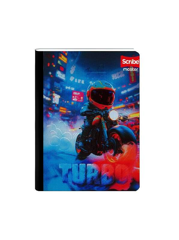 Cuaderno Cosido Scribe Masculino 50 Hojas Lineas  7