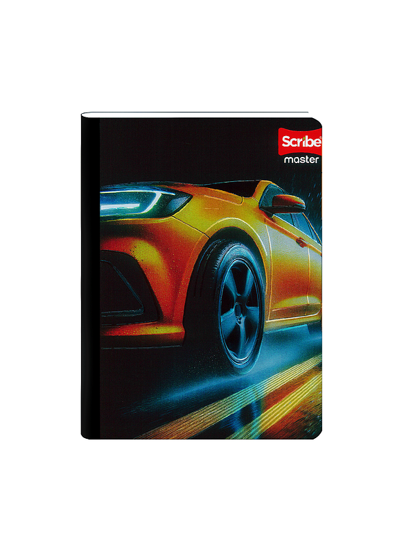 Cuaderno Cosido Scribe Masculino 50 Hojas Lineas  10