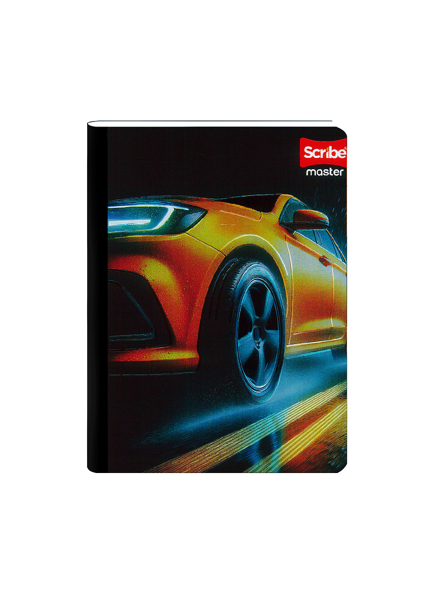 Cuaderno Cosido Scribe Masculino 50 Hojas Lineas  10