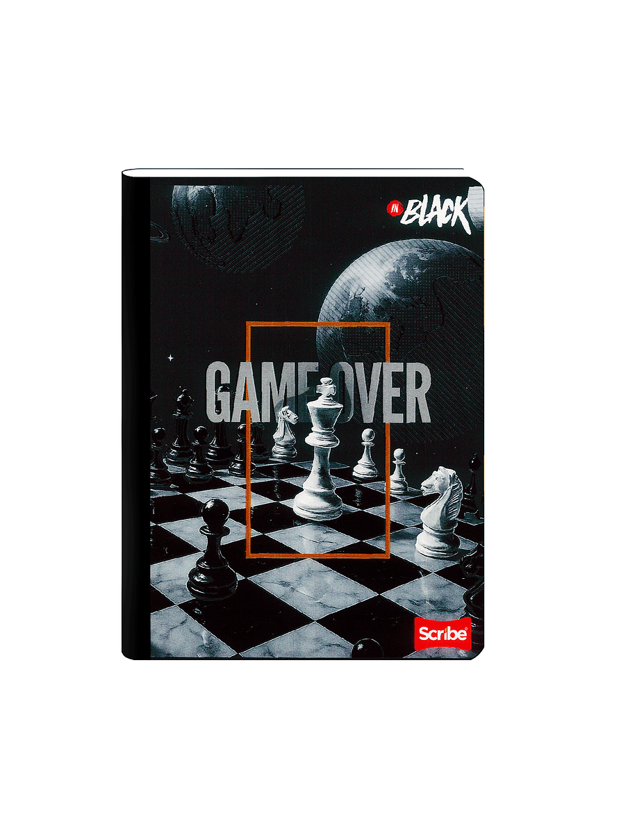 Cuaderno Cosido Inblack 100 Hojas Cuadros 5