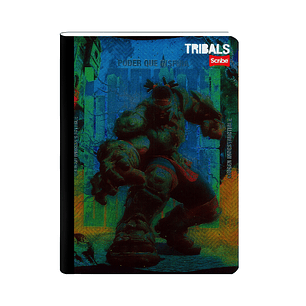 Cuaderno Cosido Scribe Tribals 50 Hojas Cuadros