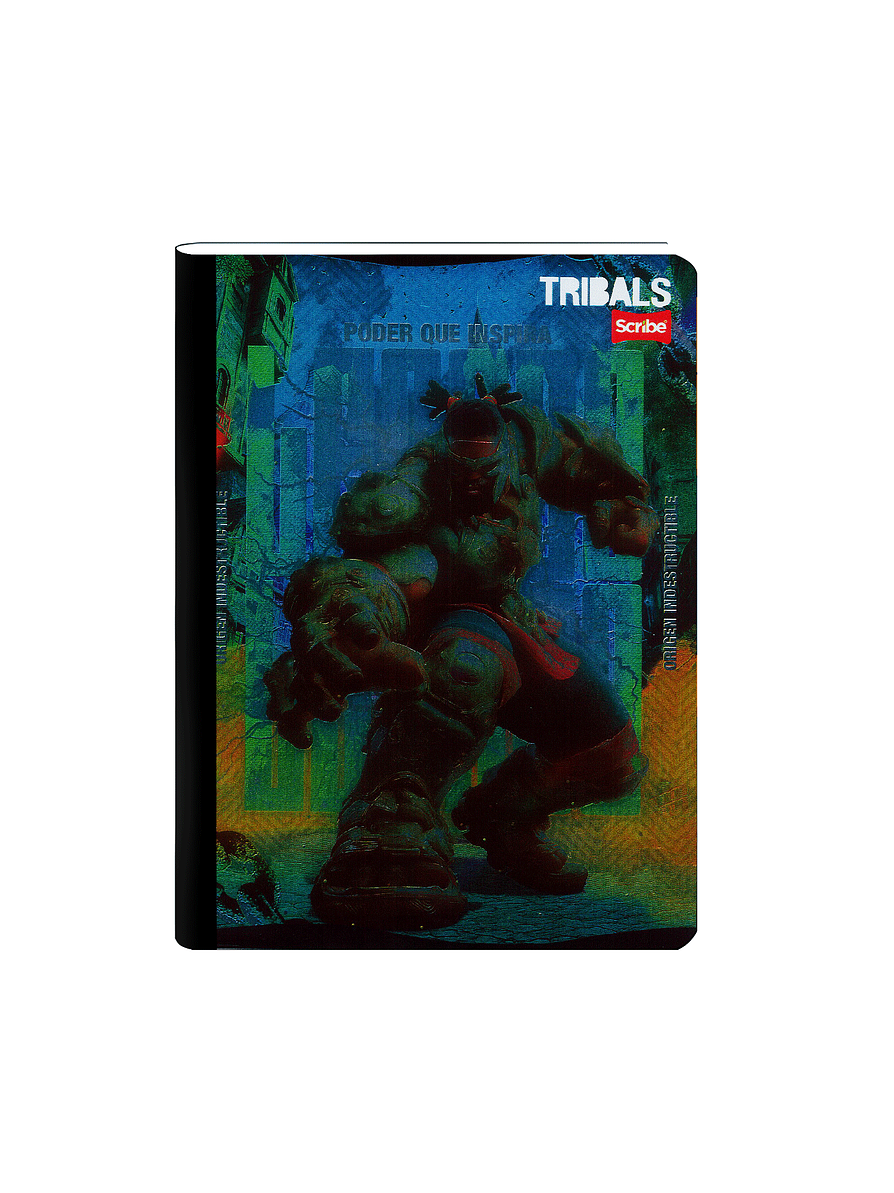 Cuaderno Cosido Scribe Tribals 50 Hojas Cuadros 1