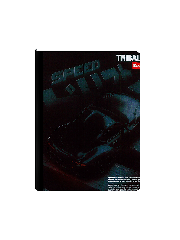 Cuaderno Cosido Scribe Tribals 50 Hojas Cuadros 5