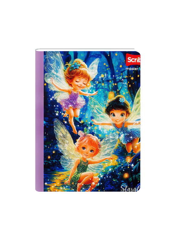 Cuaderno Cosido Starglow 100 Hojas Cuadros 4