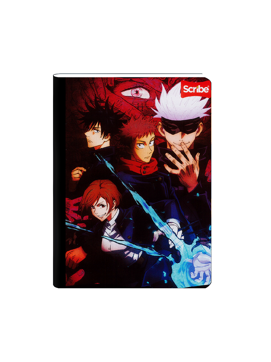 Cuaderno Cosido Scribe Jujutsu 100 Hojas Lineas 3