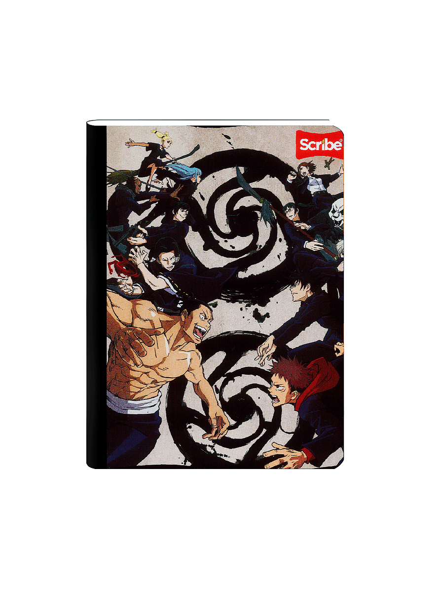 Cuaderno Cosido Scribe Jujutsu 100 Hojas Lineas 4
