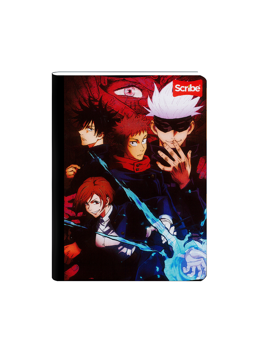 Cuaderno Cosido Scribe Jujutsu 50 Hojas Cuadros 2