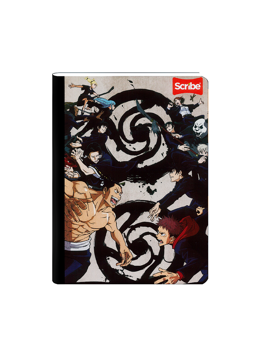 Cuaderno Cosido Scribe Jujutsu 50 Hojas Cuadros 1