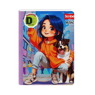 Cuaderno Cosido Scribe Hoshi 100 Hojas Doble linea