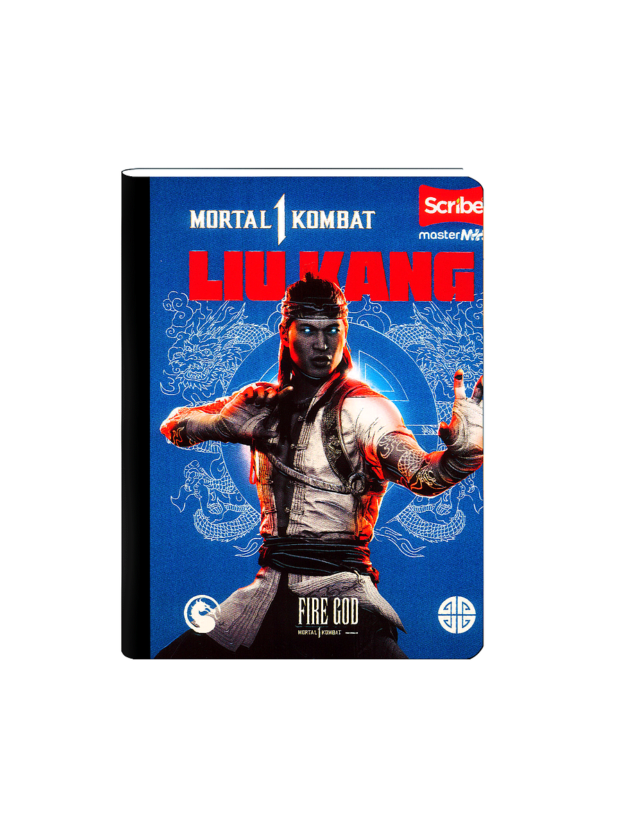 Cuaderno Cosido Scribe Mortal Kombat 100 Hojas Lineas 6