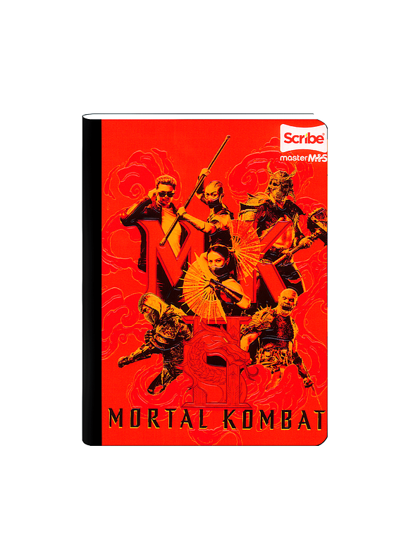Cuaderno Cosido Scribe Mortal Kombat 100 Hojas Lineas 7