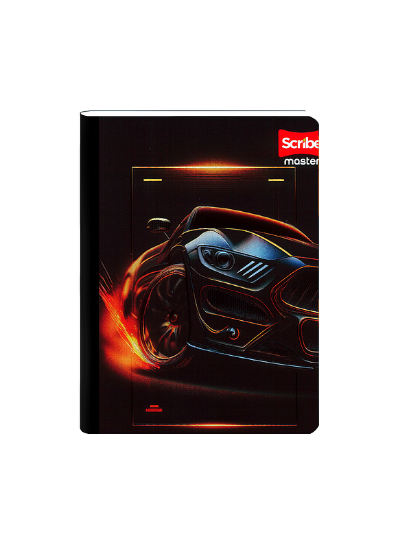 Cuaderno Cosido Scribe Masculino 100 Hojas Cuadros 8