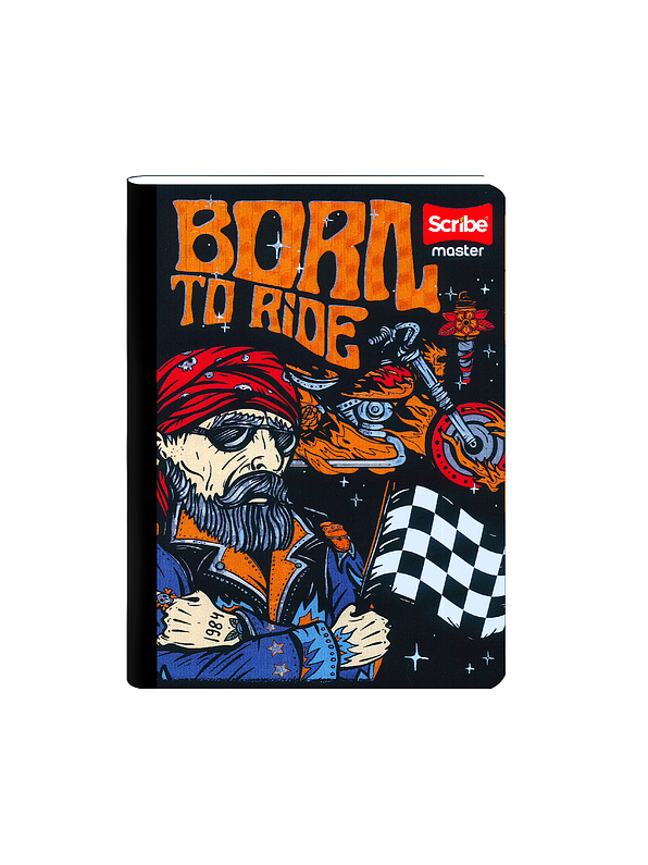 Cuaderno Cosido Scribe Masculino 100 Hojas Cuadros 11