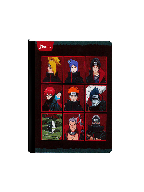 Cuaderno Cosido Naruto 100 Hojas Cuadros 1