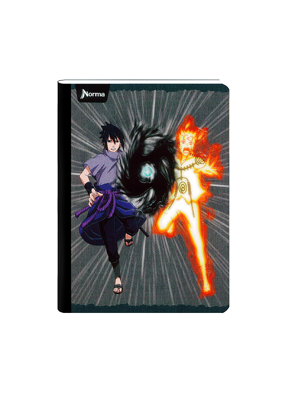 Cuaderno Cosido Naruto 100 Hojas Cuadros 4