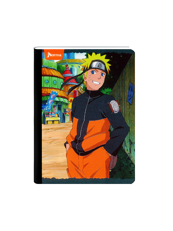Cuaderno Cosido Naruto 100 Hojas Cuadros 5