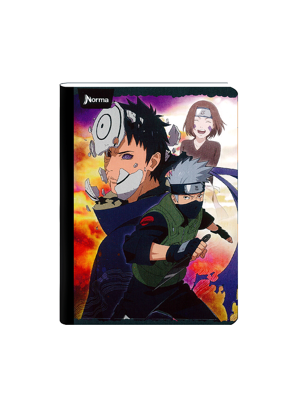 Cuaderno Cosido Naruto 100 Hojas Cuadros 7