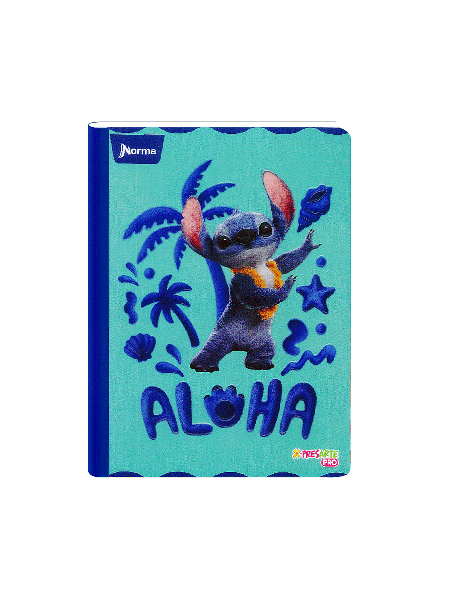 Cuaderno Cosido Norma Stitch 100 Hojas Cuadros 3