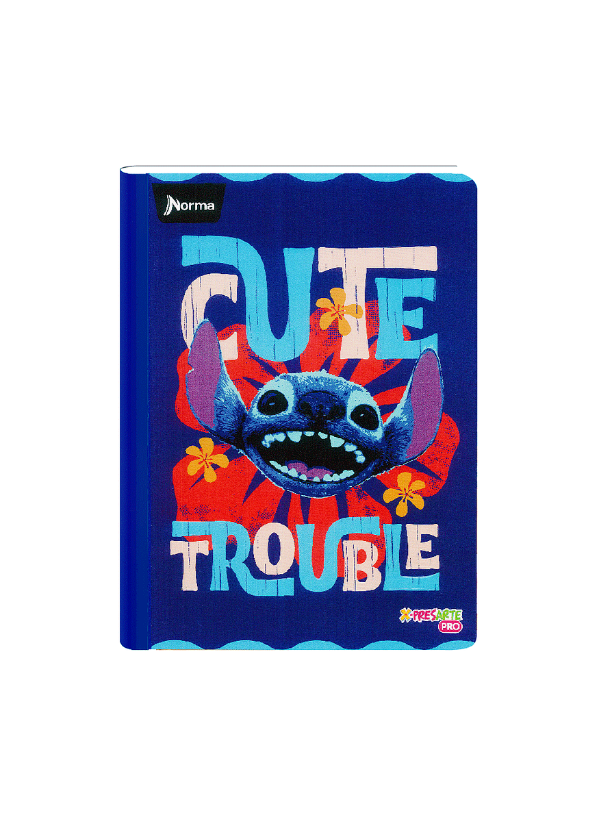 Cuaderno Cosido Norma Stitch 100 Hojas Cuadros 6