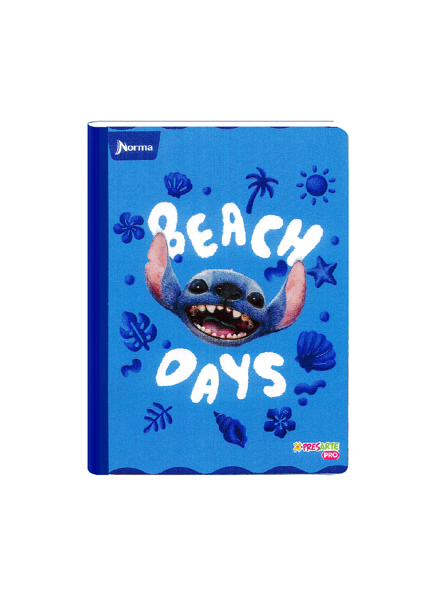 Cuaderno Cosido Norma Stitch 100 Hojas Lineas 4