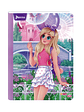 Cuaderno Cosido Norma Bonequinhas Antonia 50 Hojas Cuadros - Miniatura 4