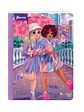 Cuaderno Cosido Norma Bonequinhas Antonia 50 Hojas Cuadros - Miniatura 5