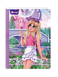 Cuaderno Cosido Norma Bonequinhas Antonia 100 Hojas Cuadros - Miniatura 7