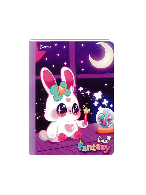 Cuaderno Cosido Peluches Fantasy 100 Hojas Cuadros 6