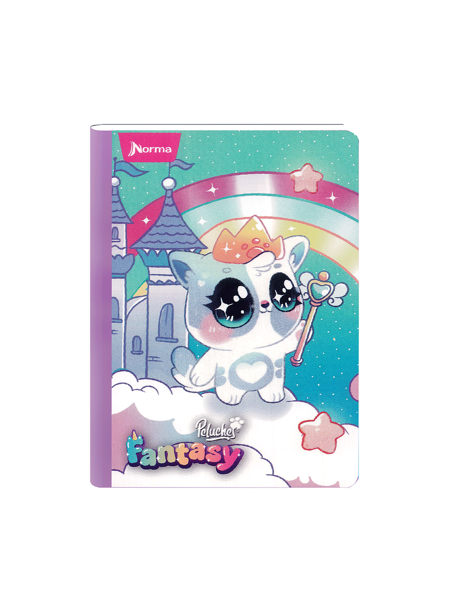 Cuaderno Cosido Peluches Fantasy 100 Hojas Lineas 4