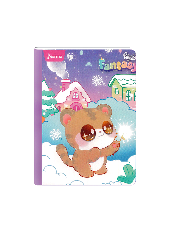 Cuaderno Cosido Peluches Fantasy 100 Hojas Lineas 5