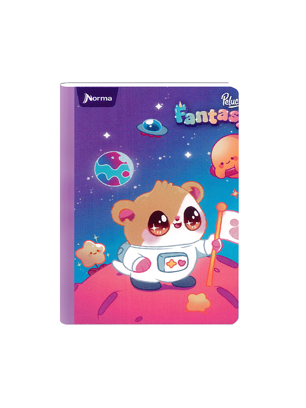 Cuaderno Cosido Peluches Fantasy 100 Hojas Lineas 8
