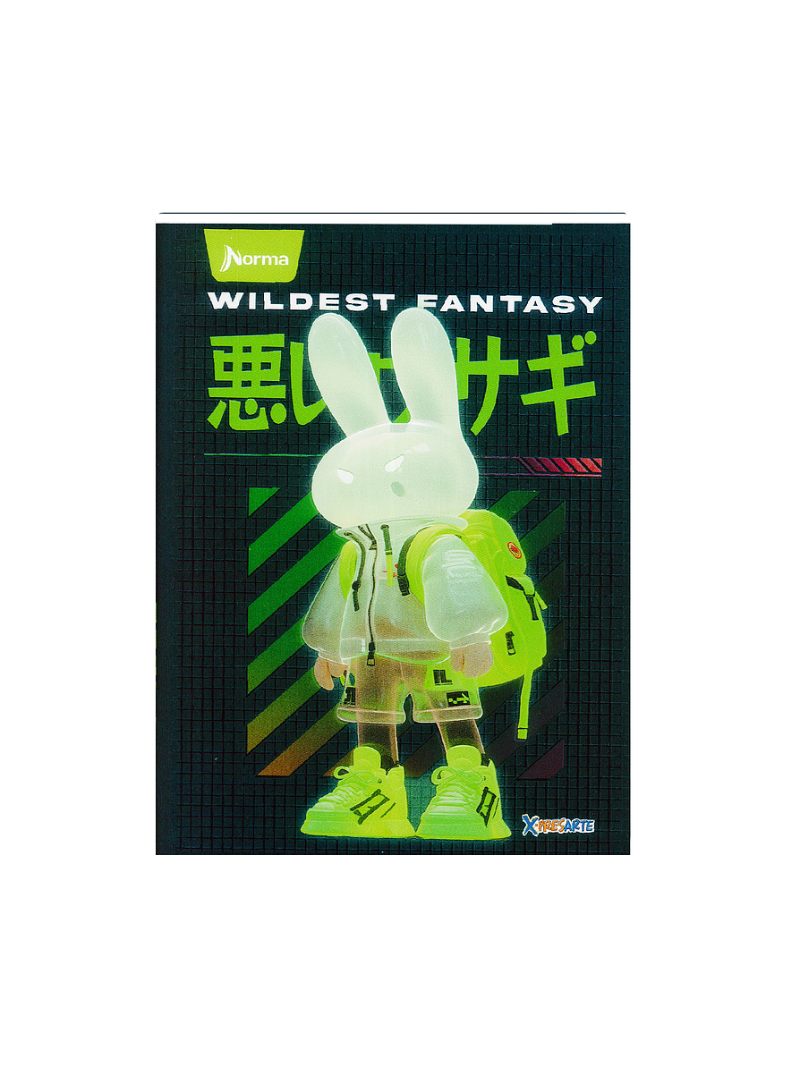 Cuaderno Cosido Pasta Dura X-Presarte 90 Hojas Cuadros Masculino 1