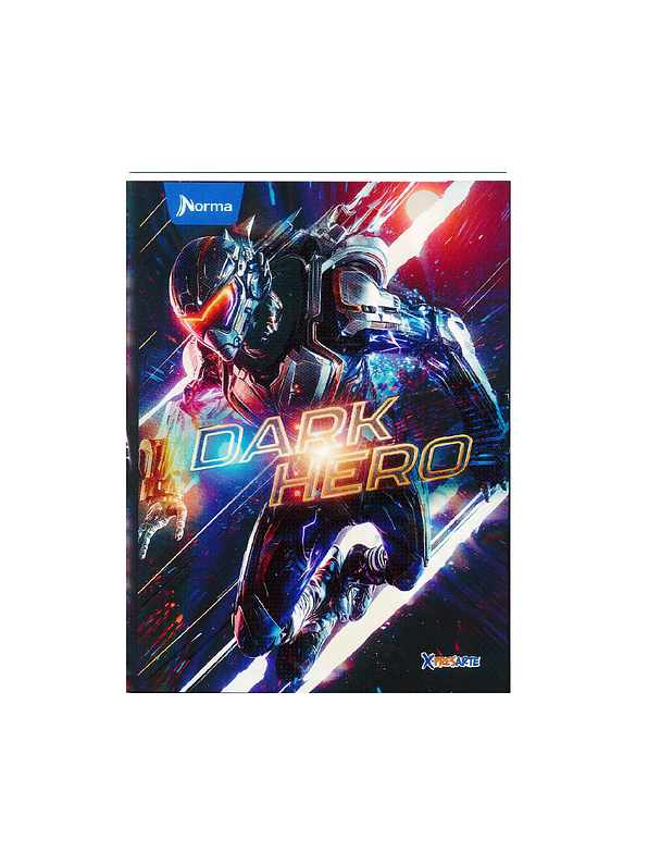 Cuaderno Cosido Pasta Dura X-Presarte 90 Hojas Cuadros Masculino 4