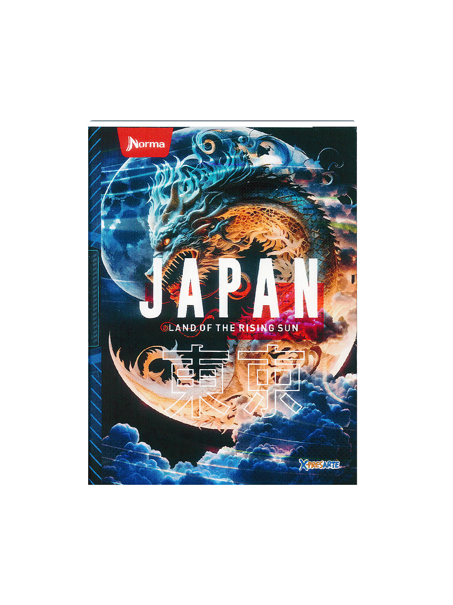 Cuaderno Cosido Pasta Dura X-Presarte 90 Hojas Cuadros Masculino 7