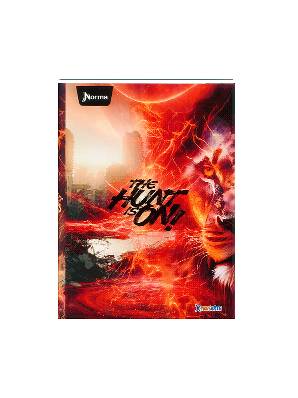 Cuaderno Cosido Pasta Dura X-Presarte 90 Hojas Cuadros Masculino 9