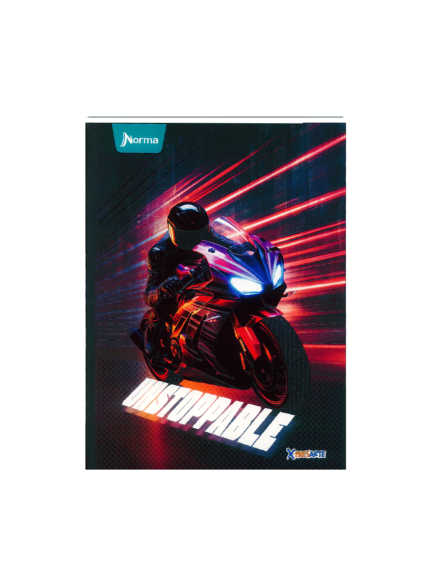 Cuaderno Cosido Pasta Dura X-Presarte 90 Hojas Cuadros Masculino 12