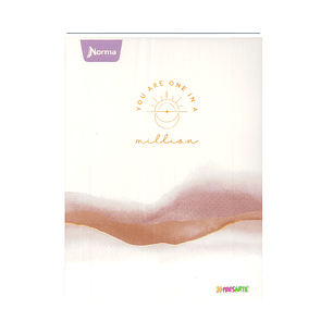 Cuaderno Cosido Pasta Dura X-Presarte 90 Hojas Cuadros Femenino