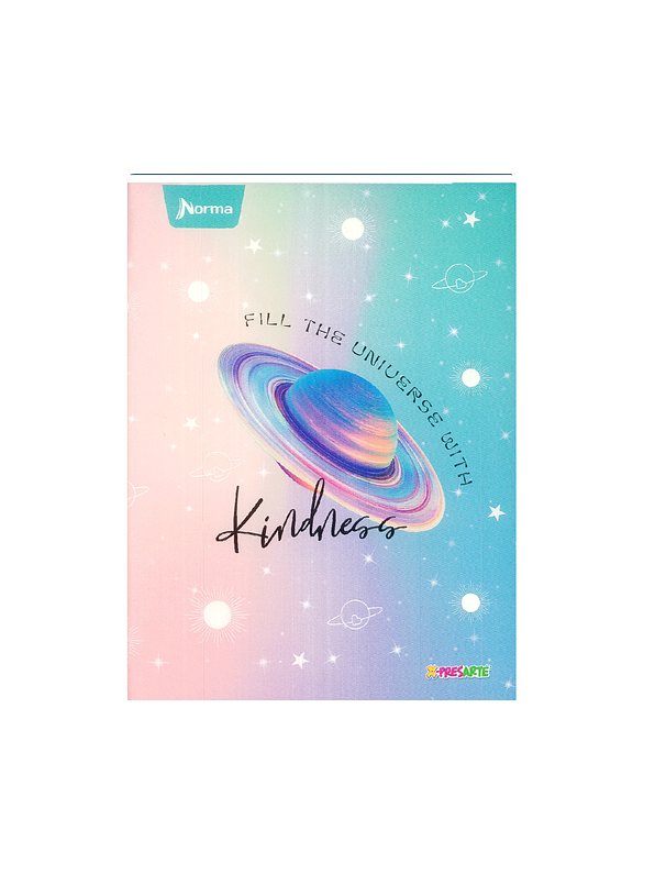 Cuaderno Cosido Pasta Dura X-Presarte 90 Hojas Cuadros Femenino 3