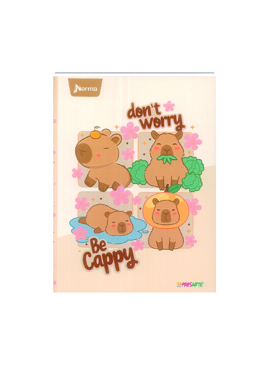 Cuaderno Cosido Pasta Dura X-Presarte 90 Hojas Cuadros Femenino 4