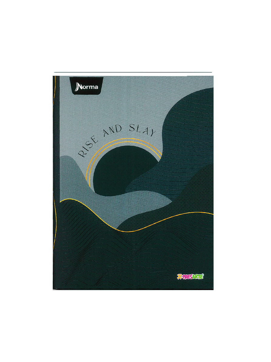 Cuaderno Cosido Pasta Dura X-Presarte 90 Hojas Cuadros Femenino 1